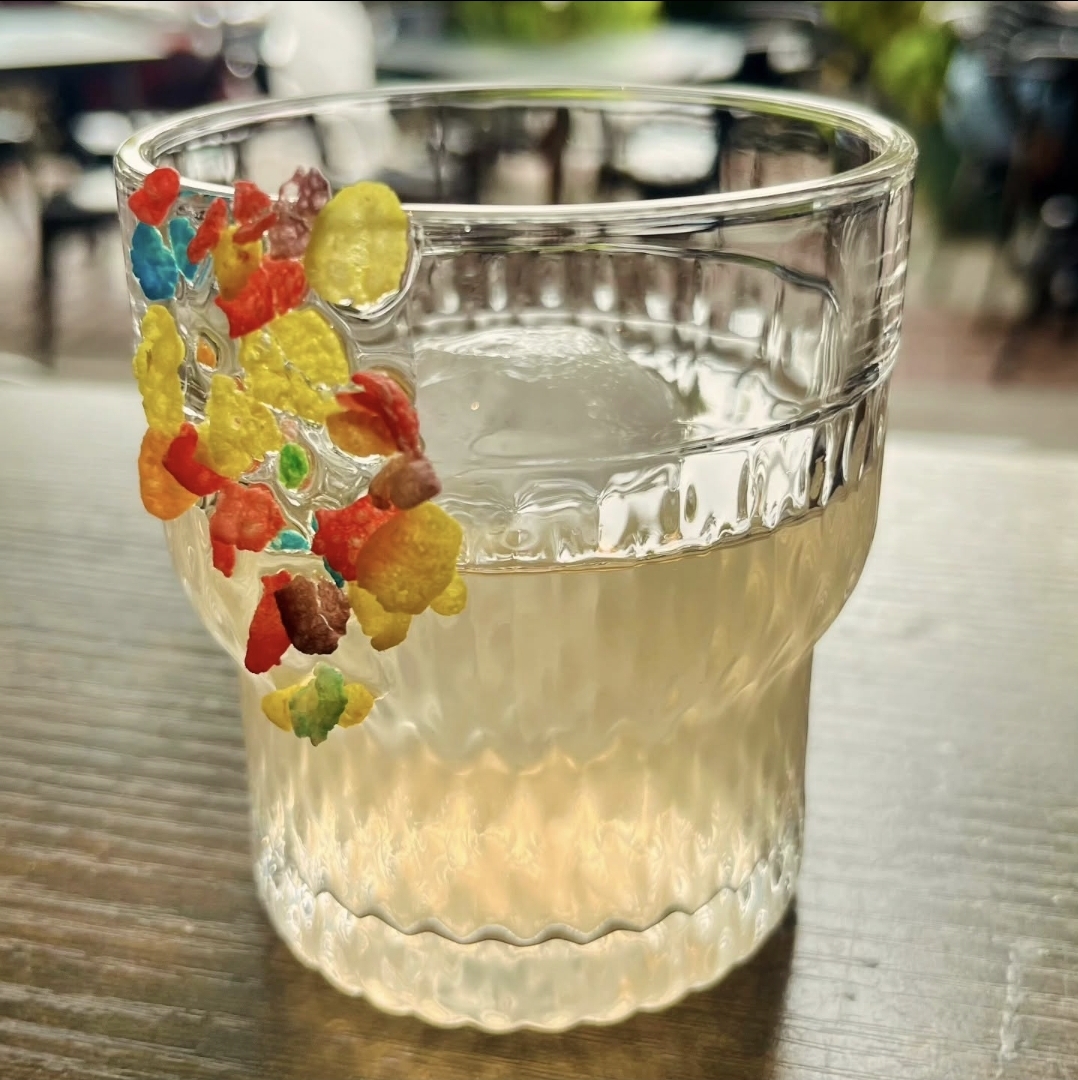 Craft cocktail served at Sanctuary on the Square